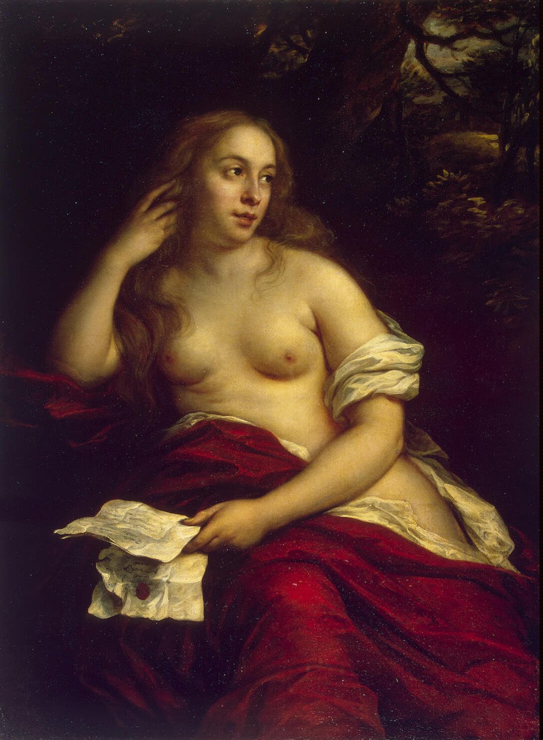 Bathsheba with King David's Letter